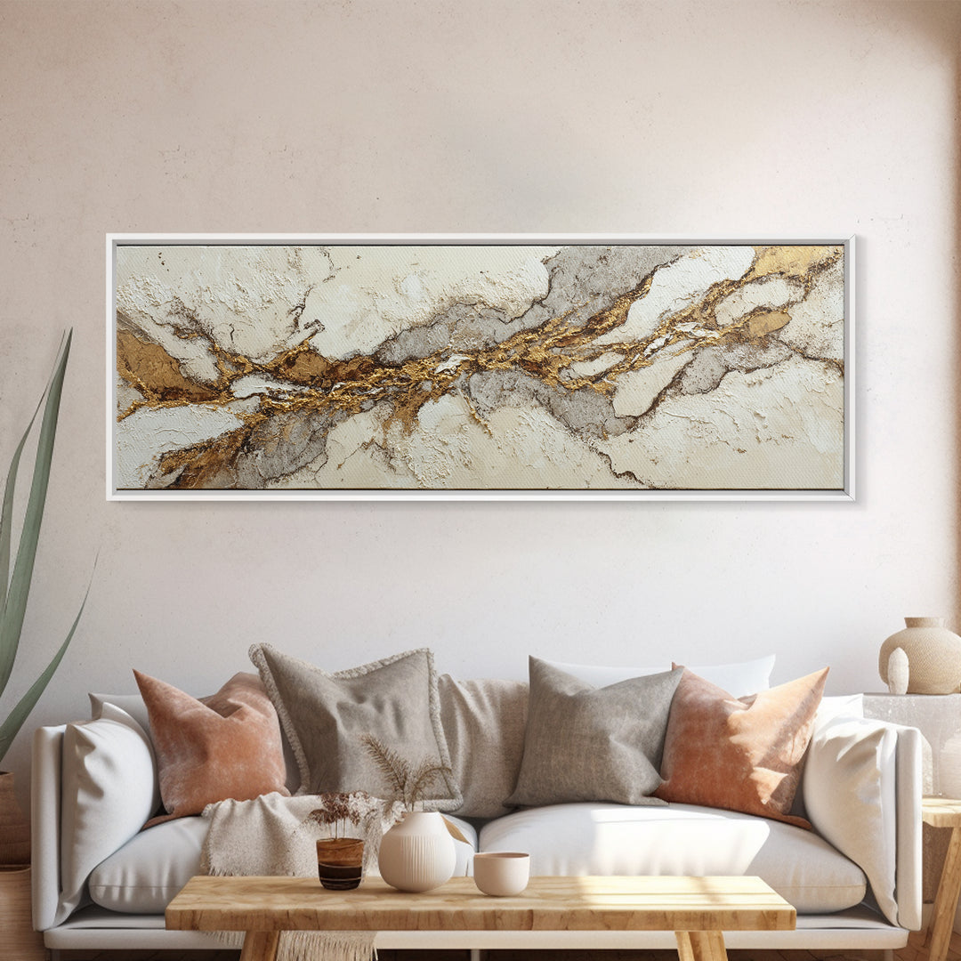 Textured Plaster Abstract Canvas Print, Above Sofa Art, Bauhaus Print, Living Room Decor, Abstract Art, Statement, ASA-3x1-3