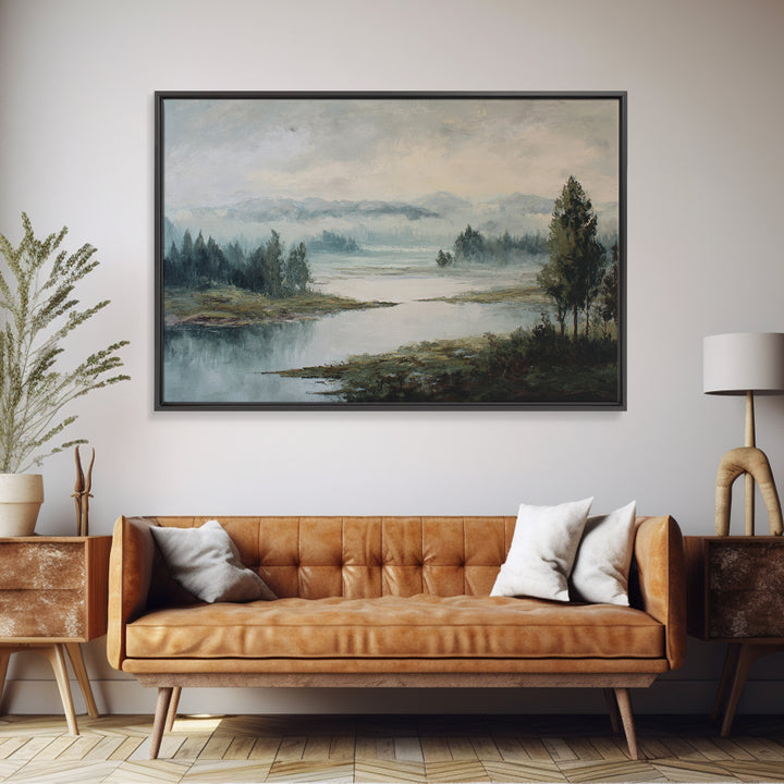 Gallery Style Landscape with Expansive Negative Space Canvas Print, Above Sofa Art, Home Decor, Living Room Decor, Statement, ASA-3x2-28