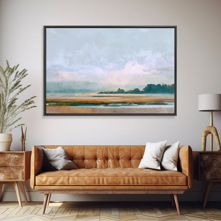 Gallery Style Landscape with Expansive Negative Space Canvas Print, Above Sofa Art, Room Decor, Living Room Decor, Statement, ASA-3x2-4