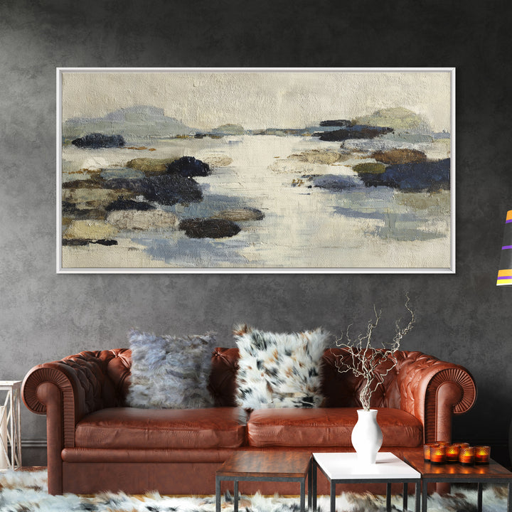 Blueberry Pancakes Still Life Canvas Print, Bed and Breakfast Art, Dopamine Decor, Living Room Decor, Fine Art, BAB-2x1-76
