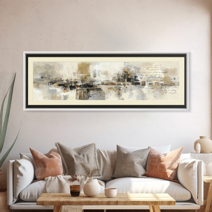 Antique Key and Handwritten Canvas Print, Bed and Breakfast Art, Bedroom Wall Decor, Living Room Decor, Fine Art Print, BAB-3x1-1