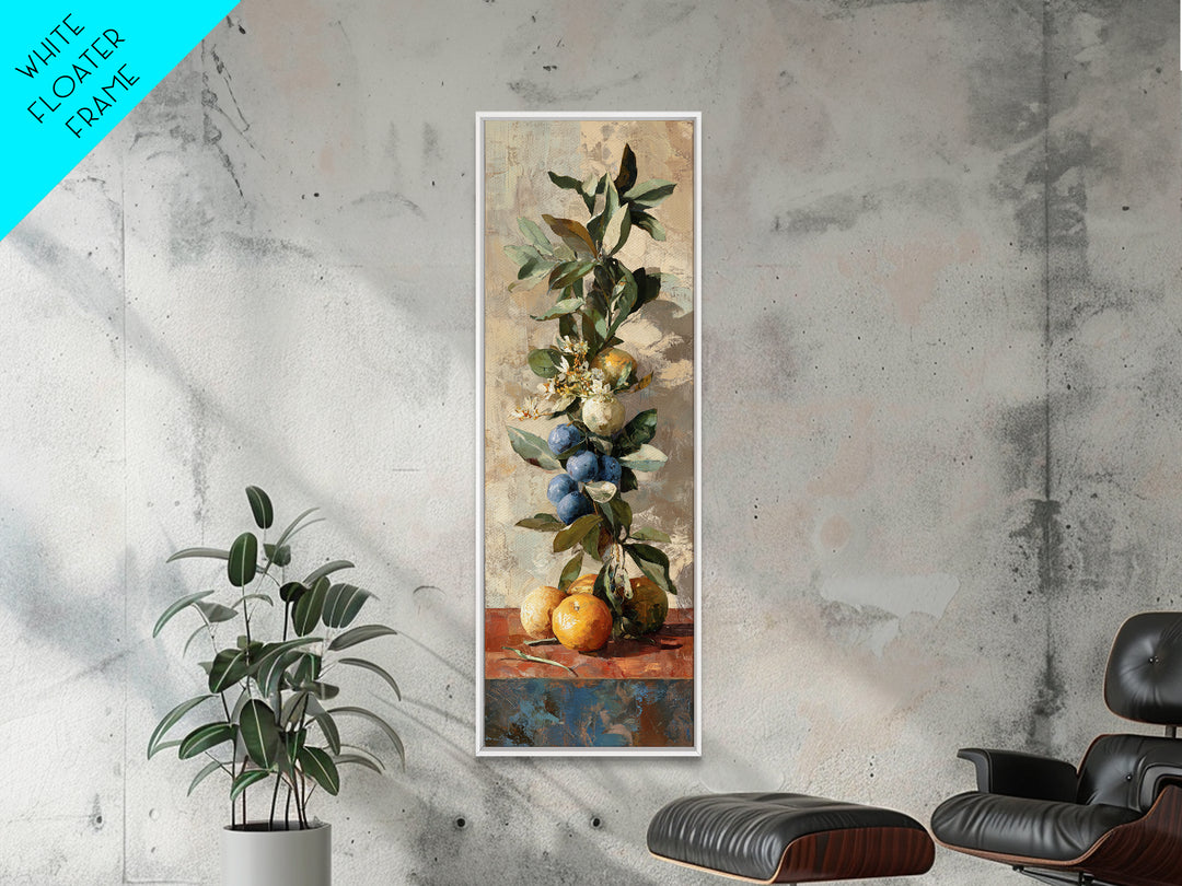 Blueberry Galette with Rustic Farmhouse Texture Canvas Print, Bakery Art, Kitchen Print, Bakery Decor, Fine Art, Patisserie, BAK-1x3-11