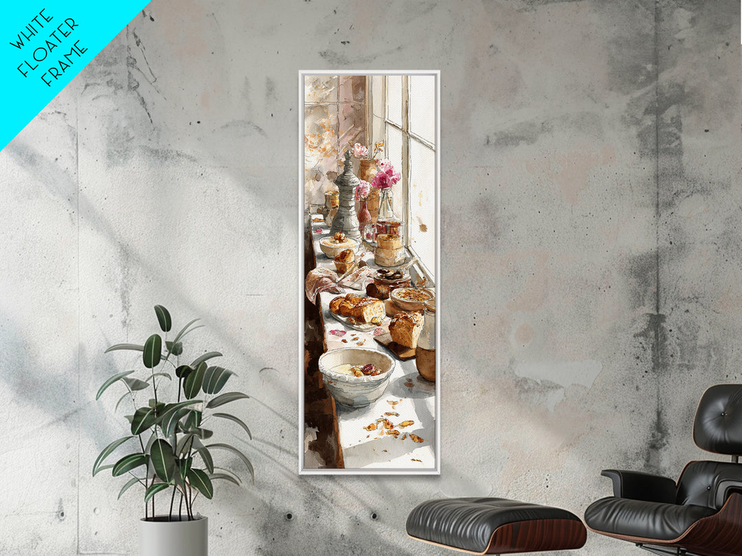 French Patisserie Window Display of Pastel Pastries Canvas Print, Bakery Art, Gallery Decor, Bakery Decor, Fine Art, Patisserie, BAK-1x3-14