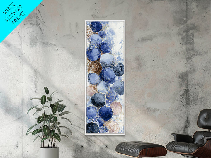 Blueberry Galette with Rustic Farmhouse Texture Canvas Print, Bakery Art, Watercolor Painting, Bakery Decor, Patisserie, BAK-1x3-35