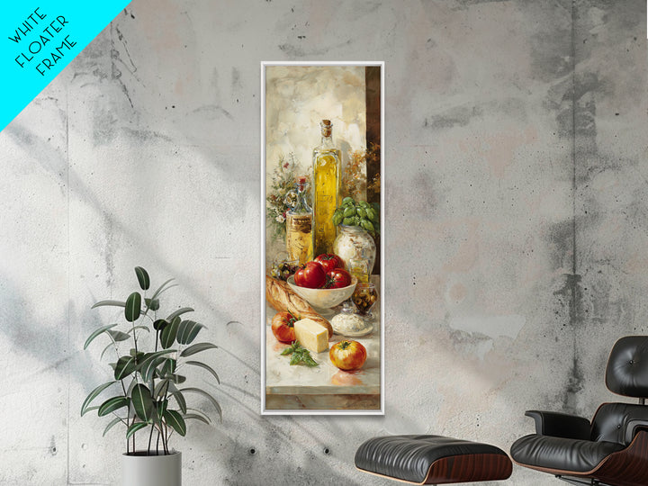 Baguette and Butter Still Life on Marble Canvas Print, Bakery Art, Digital Download Art, Bakery Decor, Fine Art, Patisserie, BAK-1x3-68