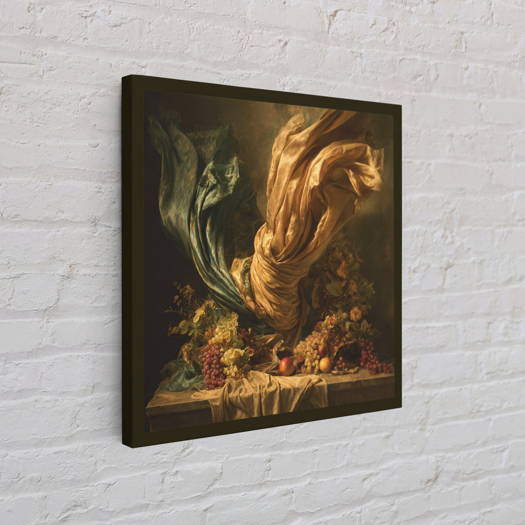 Mythic Goddess Figure Framed Canvas Print, Baroque Art, Eclectic Wall Art, Living Room Decor, Fine Art, Ornate, Gallery Decor, BAO-1x1-38