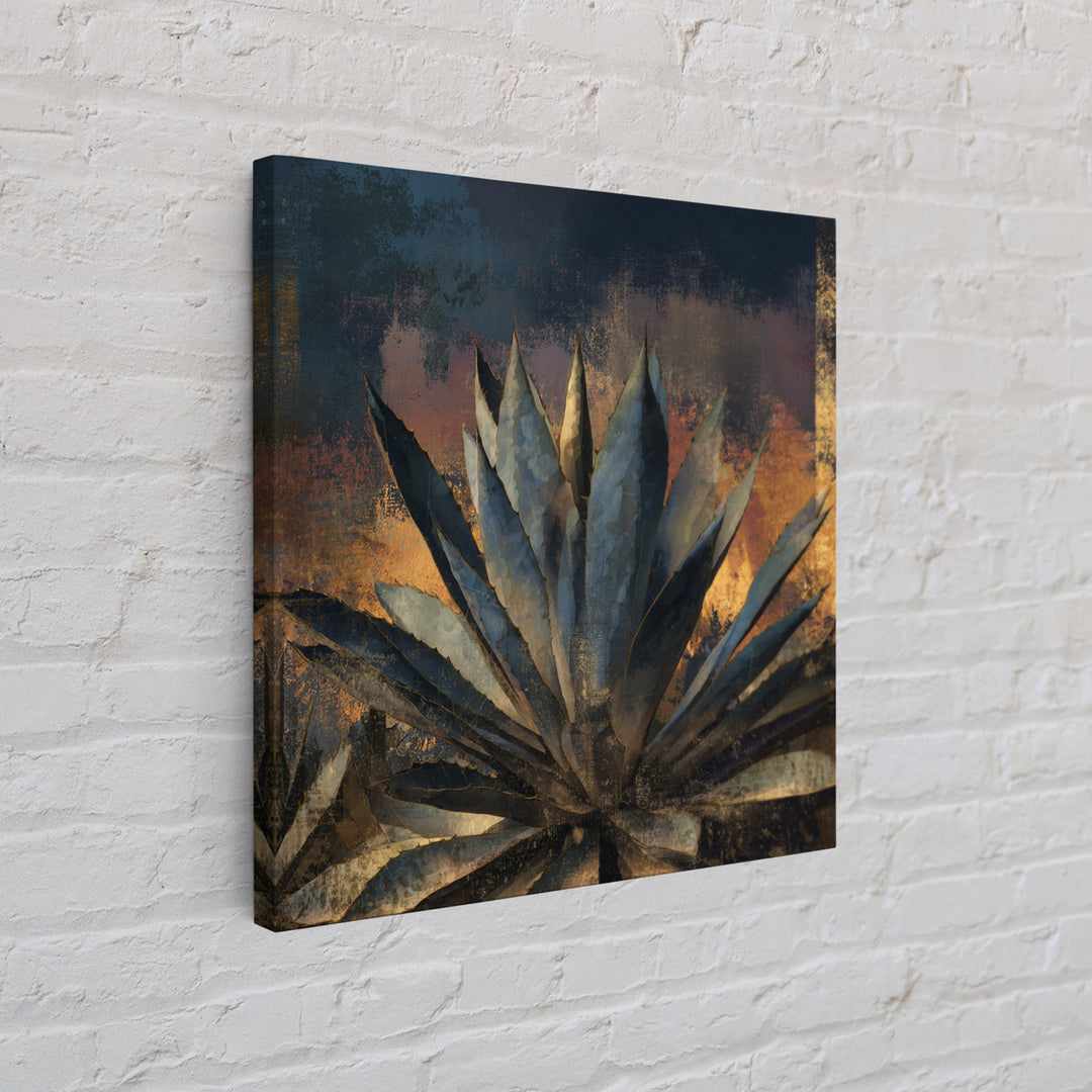 Tequila Agave Plant Study Canvas Print, Bar Art, Bar Cart, Bar Decor, Fine Art, Kitchen Print, Coffee Wall Art, BAR-1x1-36