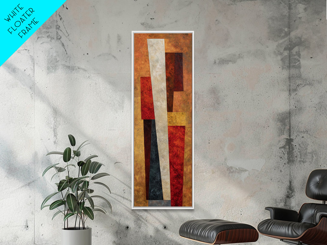 Sports Jersey Abstract Framed Canvas Print, Basement Art, Modern Decor, Living Room Decor, Abstract Art, Retreat, Home Decor, BAS-1x3-66