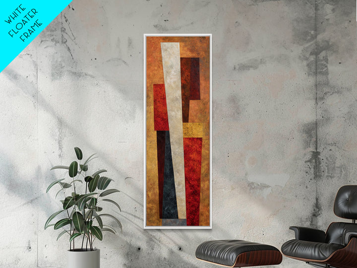 Sports Jersey Abstract Framed Canvas Print, Basement Art, Modern Decor, Living Room Decor, Abstract Art, Retreat, Home Decor, BAS-1x3-66