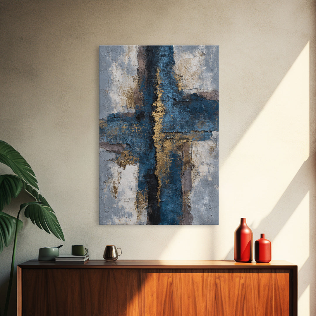 Abstract Soundwave Art Framed Canvas Print, Basement Art, Trendy Wall Art, Living Room Decor, Retreat, Original Art Prints, BAS-2x3-28