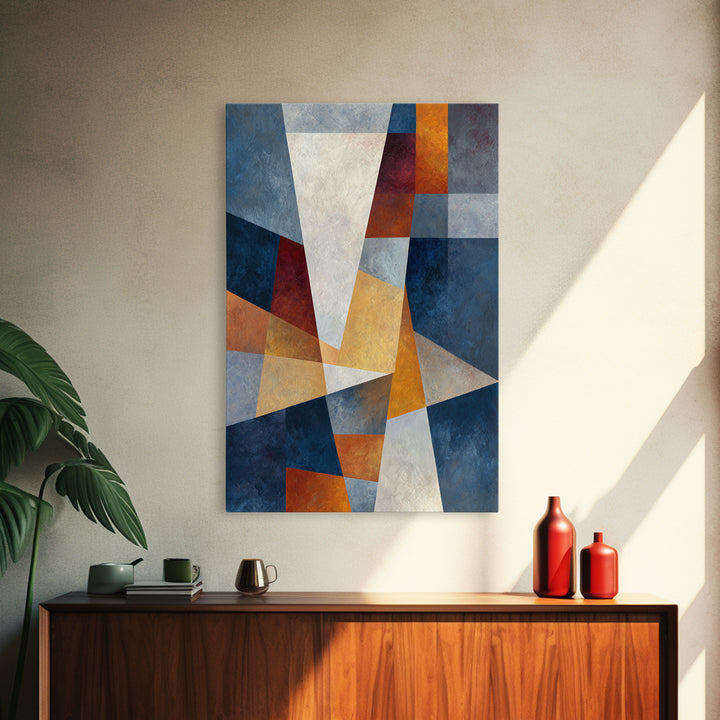 Sports Jersey Abstract Canvas Print, Basement Art, Oil Painting, Living Room Decor, Fine Art, Retreat, Man Cave Decor, BAS-2x3-86