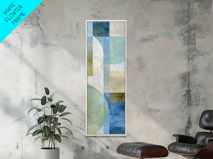 Clean Geometric Forms Canvas Print, Bathroom Art, Printable, Bathroom Decor, Spa, Bathroom Prints, Bathroom Wall Decor, BAT-1x3-33