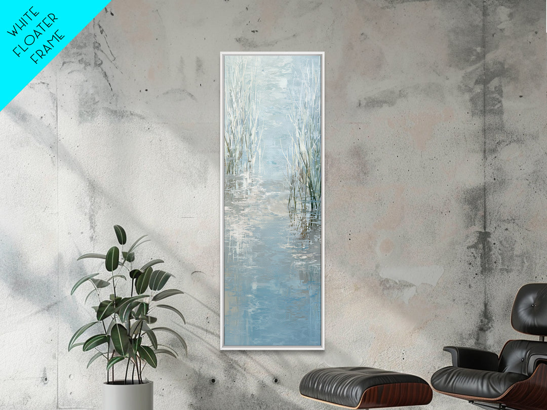 Abstract Water Ripples Canvas Print, Bathroom Art, Fine Art Print, Bathroom Decor, Abstract Art, Spa, Poster, Digital Art, BAT-1x3-65
