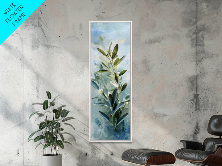 Botanical Bath Herb Arrangement Canvas Print, Bathroom Art, Wall Decor, Bathroom Decor, Fine Art, Spa, Contemporary Art, BAT-1x3-77