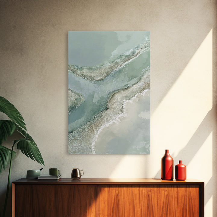 Soft Figure Line Drawing Canvas Print, Bathroom Art, Wall Decor, Bathroom Decor, Oil Painting, Spa, Contemporary Art, BAT-2x3-39