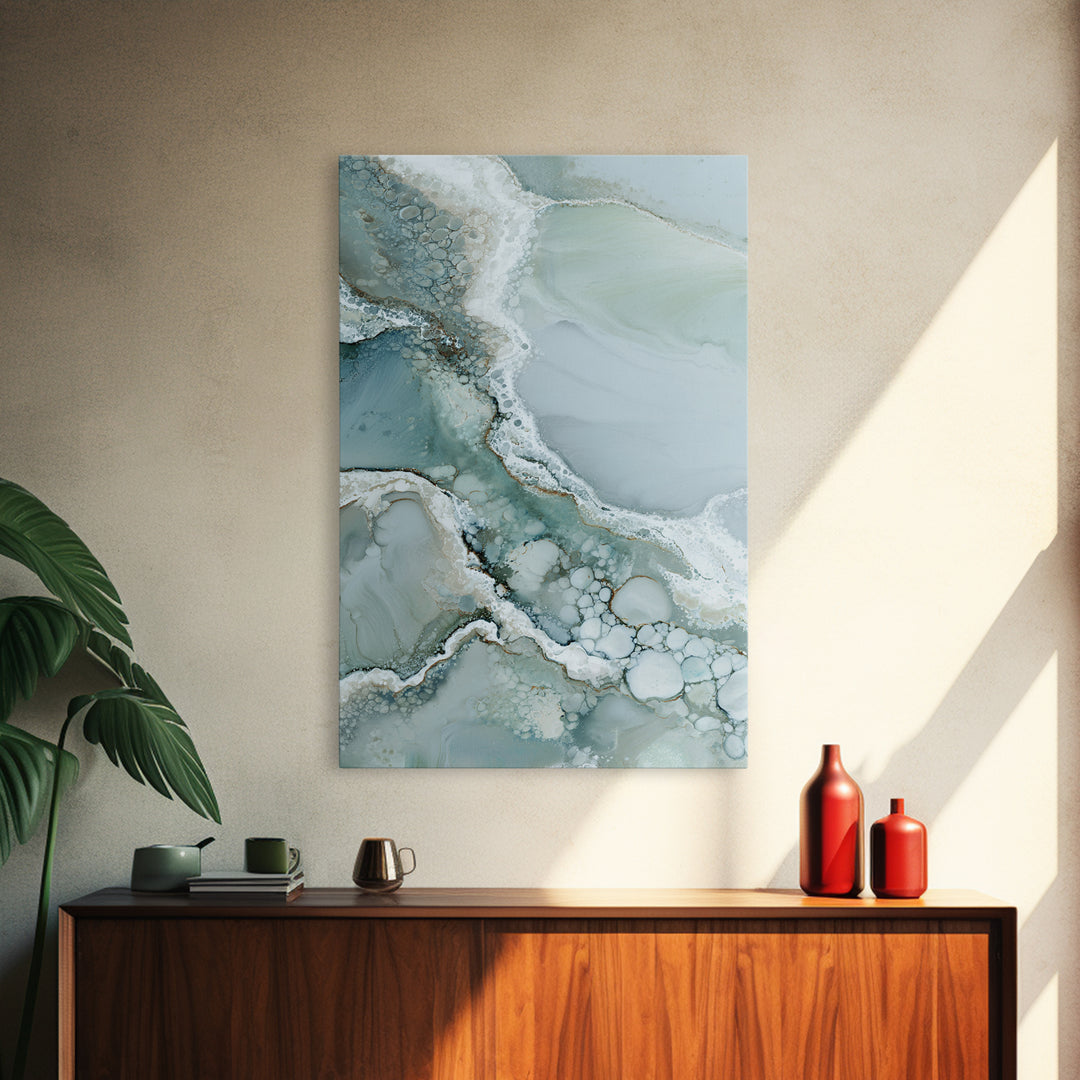 Abstract Marble Texture Framed Canvas Print, Bathroom Art, Funny Bathroom Art, Bathroom Decor, Abstract Art, Spa, Art Print, BAT-2x3-48