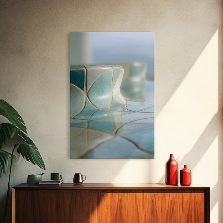 Clean Geometric Forms Canvas Print, Bathroom Art, Printable Wall Art, Bathroom Decor, Abstract Art, Spa, Bathroom Wall Decor, BAT-2x3-77