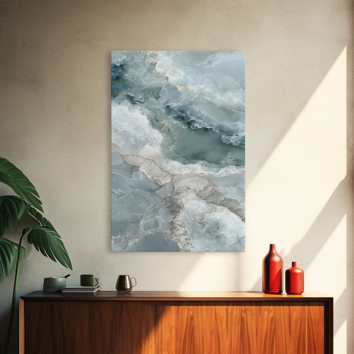 Abstract Marble Texture Canvas Print, Bathroom Art, Contemporary Art, Bathroom Decor, Abstract Art, Spa, Framed Wall Art, BAT-2x3-96