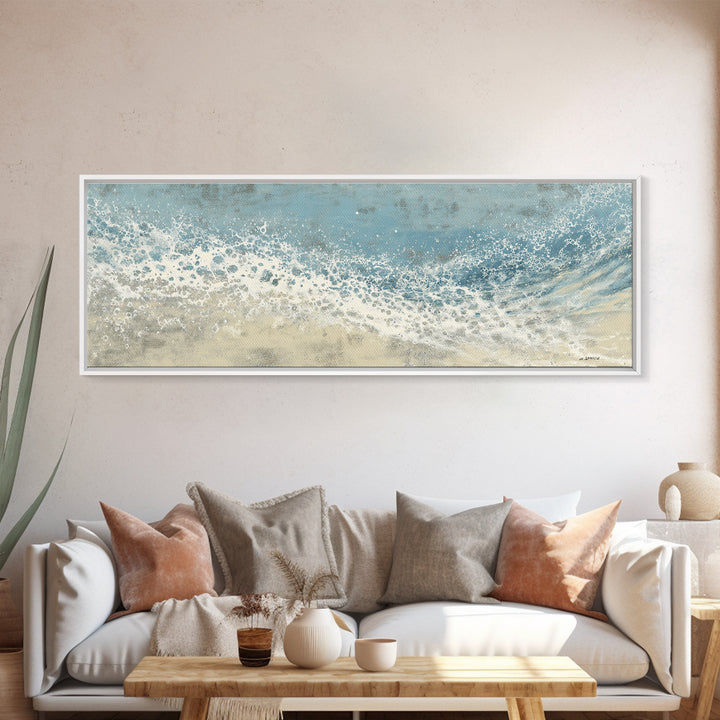 Abstract Water Ripples Canvas Print, Bathroom Art, Framed Wall Art, Bathroom Decor, Abstract Art, Spa, Bathroom Art Decor, BAT-3x1-45