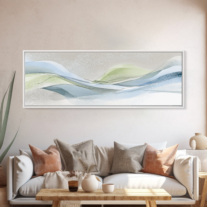 Soft Figure Line Drawing Framed Canvas Print, Bathroom Art, Contemporary Art, Bathroom Decor, Fine Art, Spa, Framed Wall Art, BAT-3x1-47