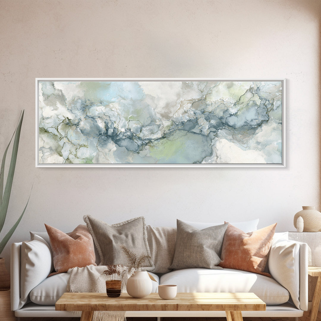 Abstract Marble Texture Framed Canvas Print, Bathroom Art, Art Print, Bathroom Decor, Fine Art, Spa, Custom Pet Portrait, BAT-3x1-56