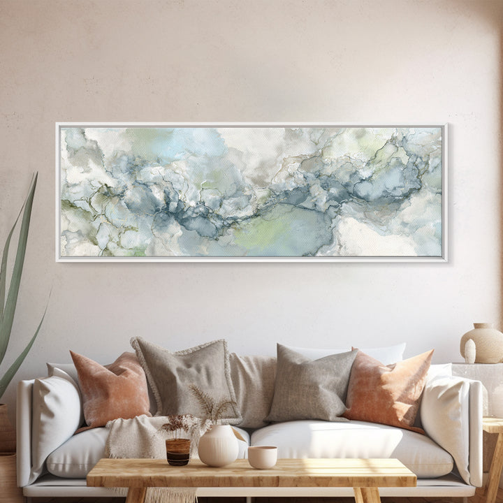 Abstract Marble Texture Framed Canvas Print, Bathroom Art, Art Print, Bathroom Decor, Fine Art, Spa, Custom Pet Portrait, BAT-3x1-56