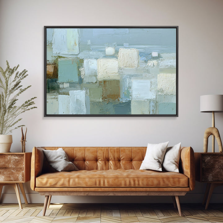 Clean Geometric Forms Canvas Print, Bathroom Art, Bathroom Prints, Bathroom Decor, Spa, Trendy Wall Art, Gallery Decor, BAT-3x2-49