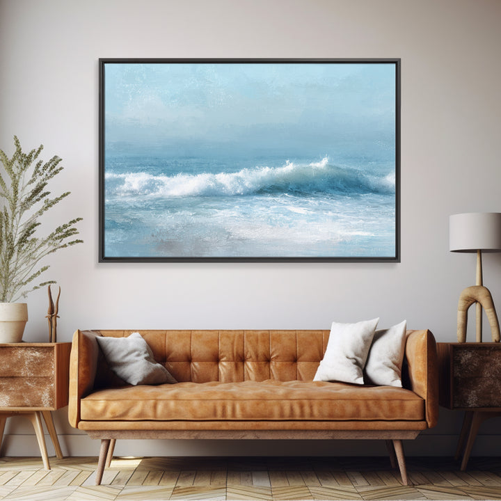 Calming Blue Ocean Wave Study Canvas Print, Bathroom Art, Bathroom Wall Decor, Bathroom Decor, Fine Art, Spa, Bathroom Print, BAT-3x2-53