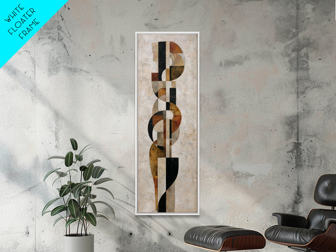 Monochrome Female Profile Canvas Print, Black and White Art, Printable, Living Room Decor, Abstract Art, Monochrome, BAW-1x3-85