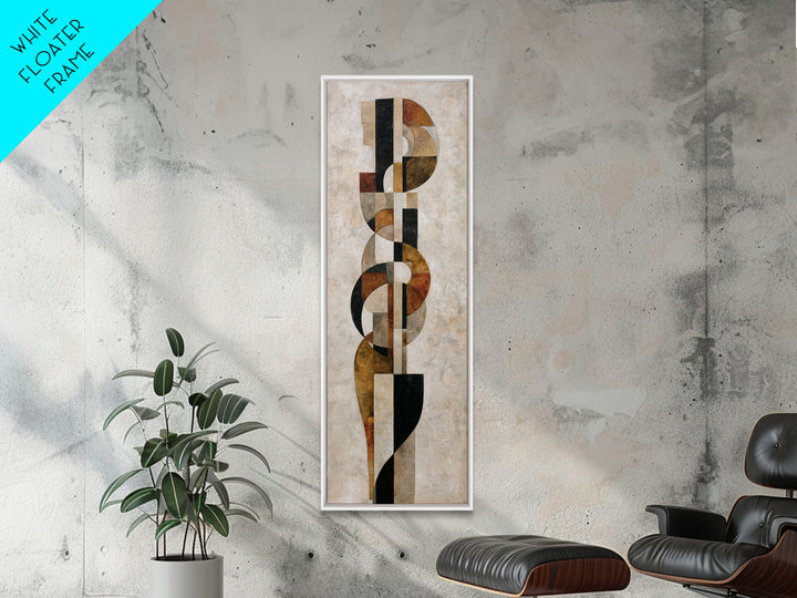 Monochrome Female Profile Canvas Print, Black and White Art, Printable, Living Room Decor, Abstract Art, Monochrome, BAW-1x3-85
