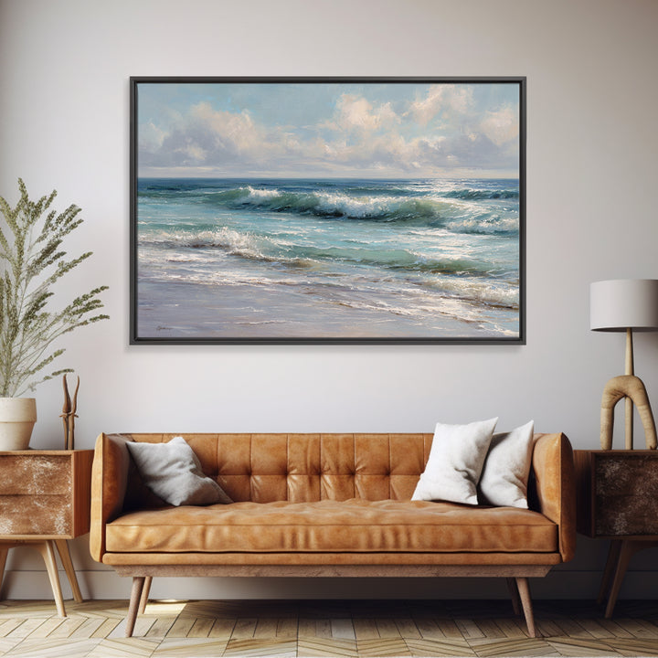 Stormy Ocean Wave Canvas Print, Black and White Art, Printable Art, Living Room Decor, Fine Art, Monochrome, Gallery Decor, BAW-3x2-38