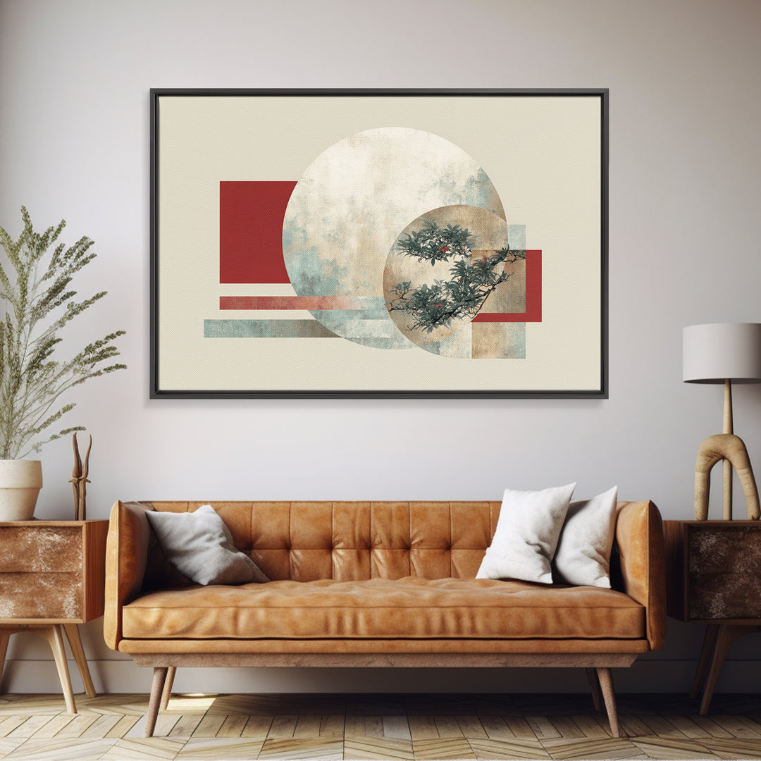 Large Circle and Line Abstract Canvas Print, Black and White Art, Set of 3 Prints, Living Room Decor, Fine Art, Monochrome, BAW-3x2-52
