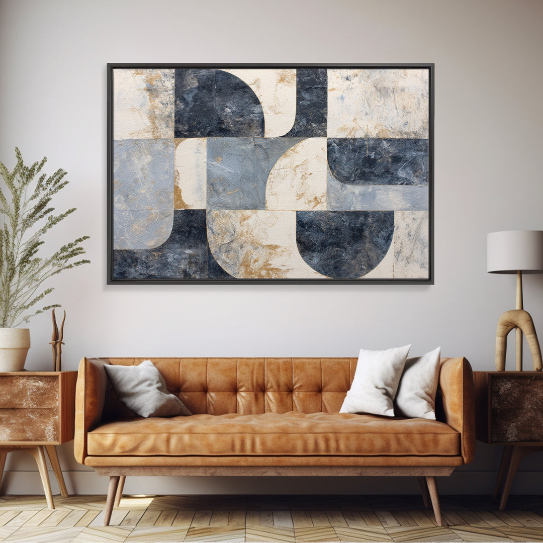 Abstract Marble Texture Canvas Print, Black and White Art, Digital Art, Living Room Decor, Abstract Art, Monochrome, BAW-3x2-67
