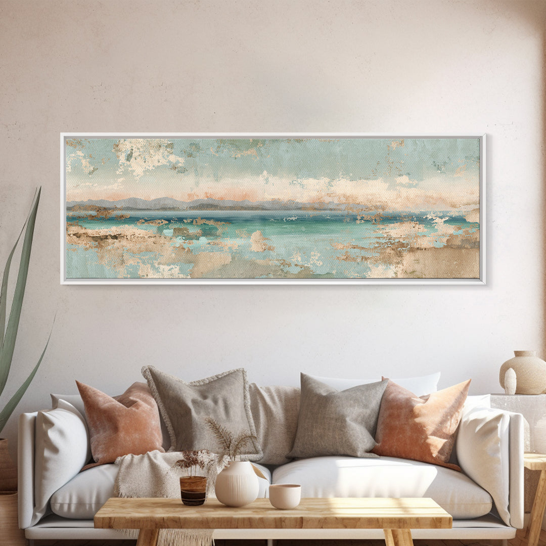 Beach Umbrella Pattern Canvas Print, Beach Art, Neutral Decor, Coastal Decor, Fine Art, Shore, Wall Art, Home Decor, Wall Decor, BEA-3x1-96