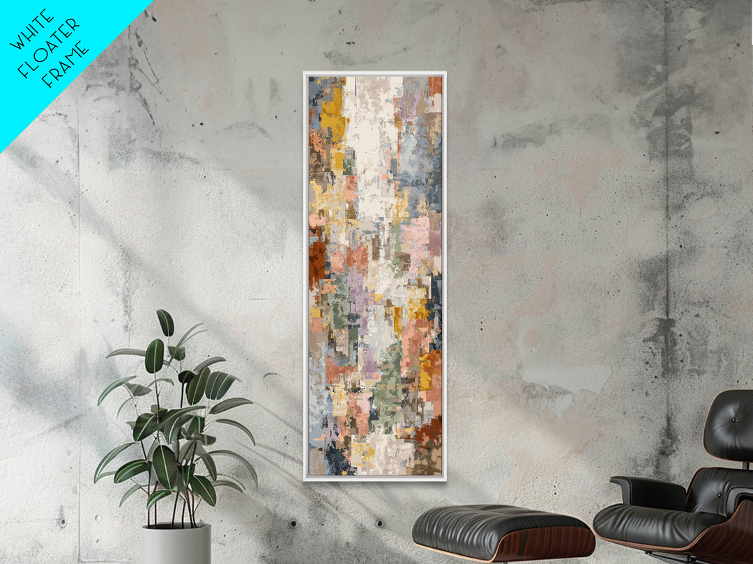 Tribal Neutral Pattern Canvas Print, Boho Art, Modern Decor, Living Room Decor, Fine Art, Bohemian, Wall Decor, Prints, BOH-1x3-2
