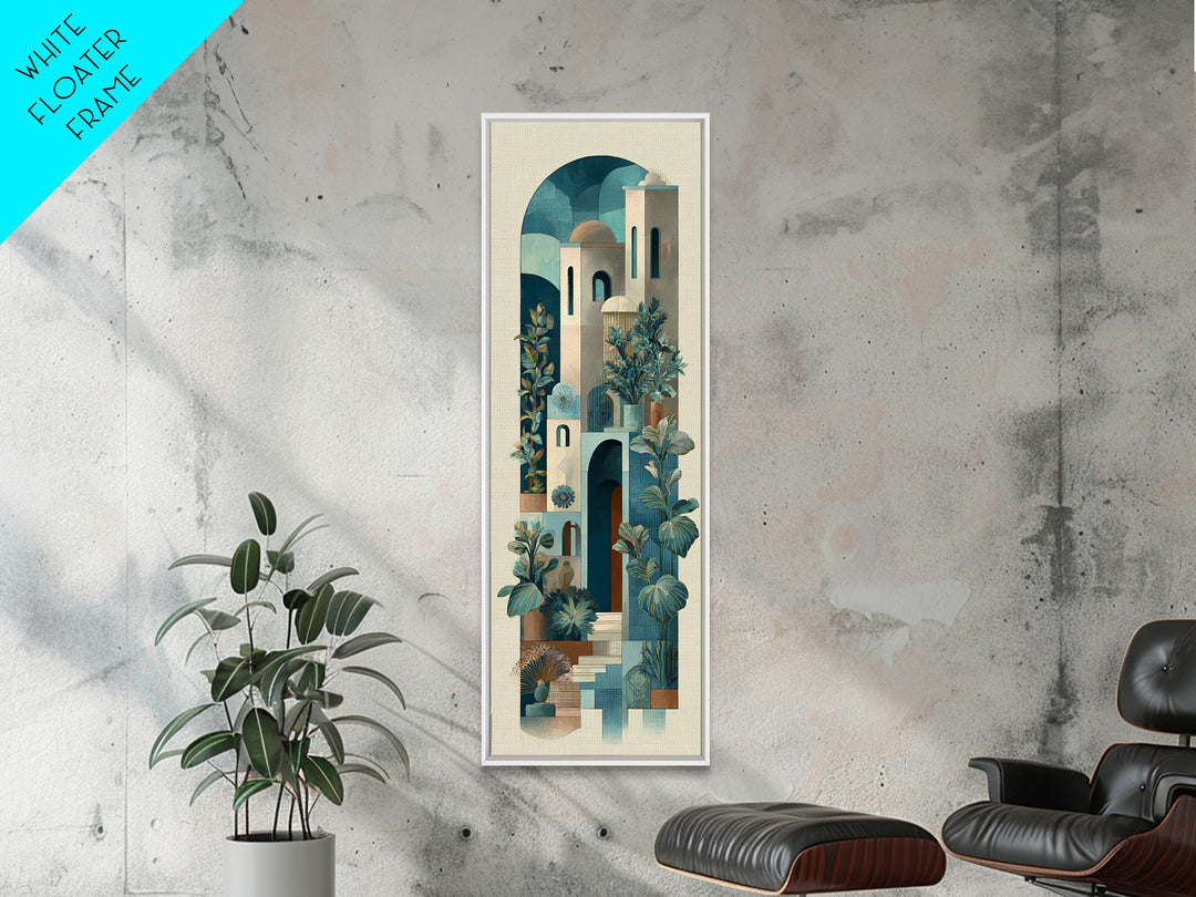 Neutral Rainbow Arches Canvas Print, Boho Art, Wall Print, Living Room Decor, Fine Art, Bohemian, Minimalist Decor, BOH-1x3-39