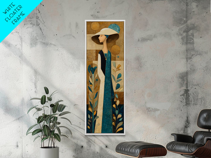 Desert Woman Portrait Canvas Print, Boho Art, Luxury Decor, Living Room Decor, Fine Art, Bohemian, Digital Art, Printable, BOH-1x3-51