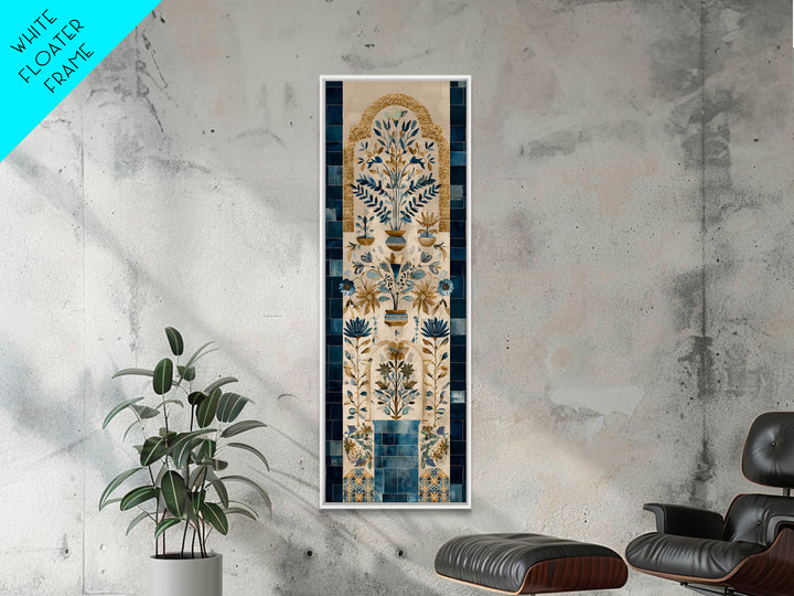 Hand Painted Moroccan Arch Canvas Print, Boho Art, Living Room Decor, Fine Art, Bohemian, Modern Decor, Fine Art Print, BOH-1x3-7