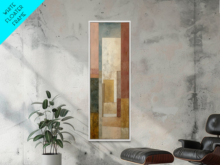 Sunrise over Rolling Dunes in Muted Peach Canvas Print, Boho Art, Wall Print, Living Room Decor, Bohemian, Minimalist Decor, BOH-1x3-81