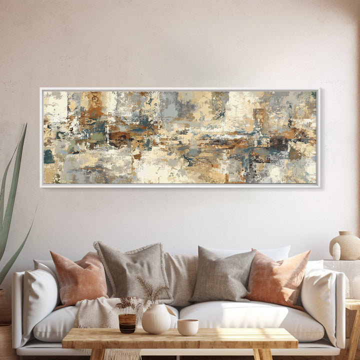 Tribal Neutral Pattern Canvas Print, Boho Art, Set of 3 Prints, Living Room Decor, Fine Art, Bohemian, Contemporary Art, BOH-3x1-6