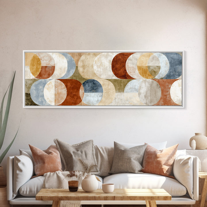 Tribal Neutral Pattern Canvas Print, Boho Art, Artwork, Living Room Decor, Fine Art, Bohemian, Boho Decor, Living Room Wall Art, BOH-3x1-78