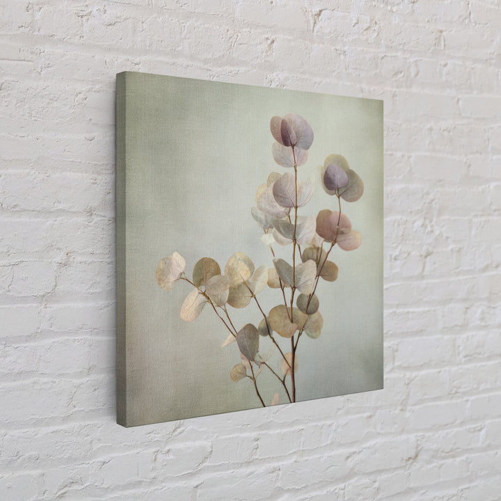 Eucalyptus Stems in Soft Sage Tones Canvas Print, Botanical Art, Gallery Decor, Living Room Decor, Fine Art, Botanic, BOT-1x1-59