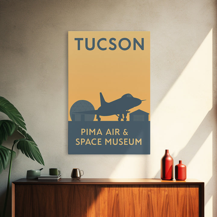 Tucson Arizona Travel Poster, Canvas Print, Mid Century Travel Art, Tucson Wall Art, Vintage Travel Print, Wall Art, Retro Travel Print