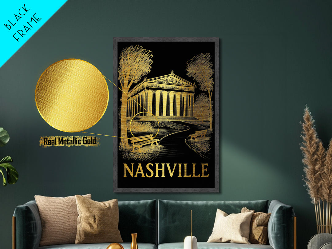 Newark New Jersey travel, Metallic Gold Print, Modern House Art, Metal Art, Wood Framed Art, Wanderlust Gift, Travel Art Prints