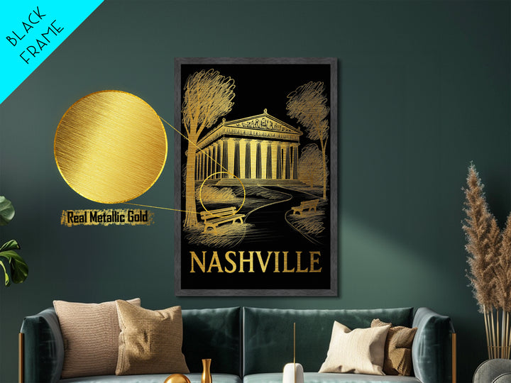 Newark New Jersey travel, Metallic Gold Print, Modern House Art, Metal Art, Wood Framed Art, Wanderlust Gift, Travel Art Prints