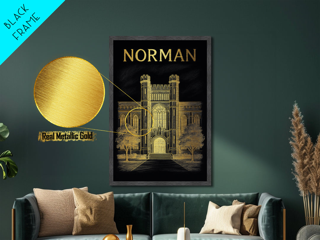 North Las Vegas Nevada travel, Metallic Gold Print, Modern House Art, Metal Art, Wood Framed Art, Wanderlust Gift, Travel Art Prints