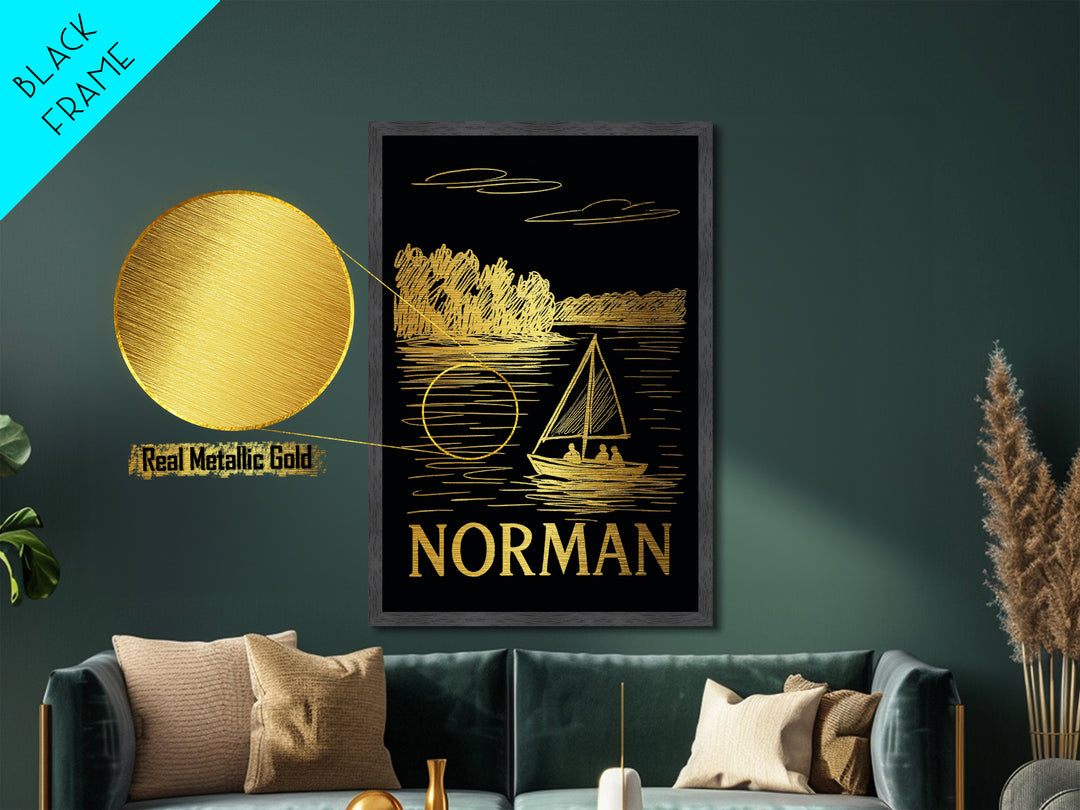 North Las Vegas Nevada art, Metallic Gold Art, Travel Art Prints, Metal Art, Wood Framed Art, Adventure Lover Gift, Traveler Gift
