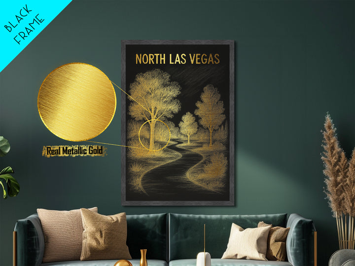 Oceanside California travel, Metallic Gold Print, College Dorm Décor, Metal Art, Wood Framed Art, Graduation Travel Gift, Traveler Gift