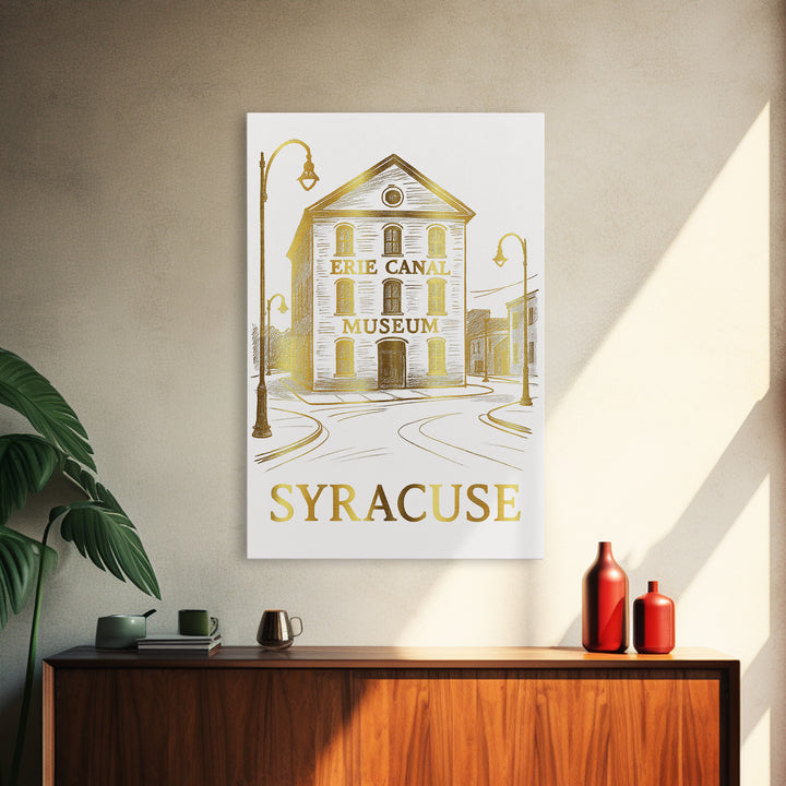 Syracuse Travel Poster, Canvas Print, Minimalist Poster Art, Syracuse Wall Art, Travel Poster Set, Travel Poster Art, Modern Wall Decor