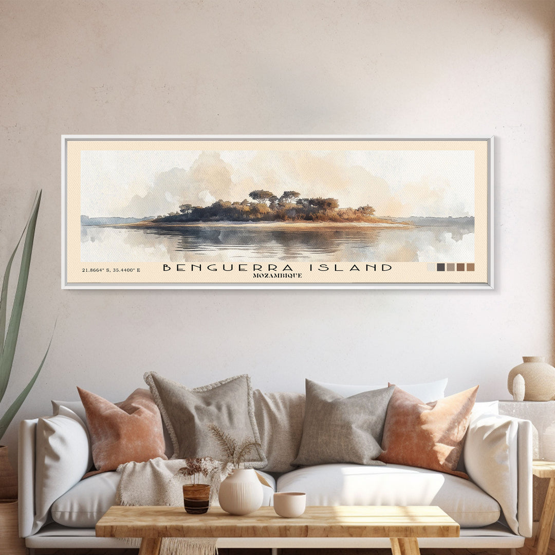 Benguerra Island, Mozambique Watercolor Print, Vacation Gift, Mozambique Wall Art, Vacation Wall Art, Vacatation Memories, Beach Decor, Beach Or Lakehouse Art